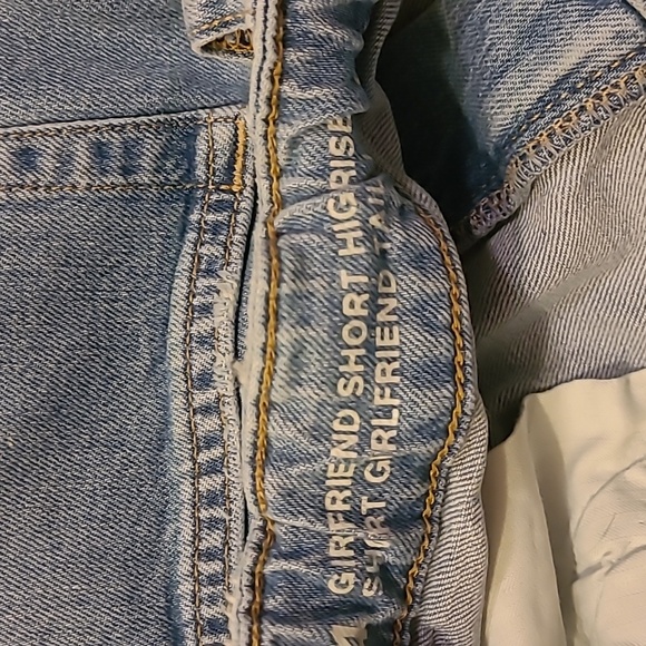 Gap girls size 14 Girlfriend short high rise jeans shorts - Picture 3 of 5
